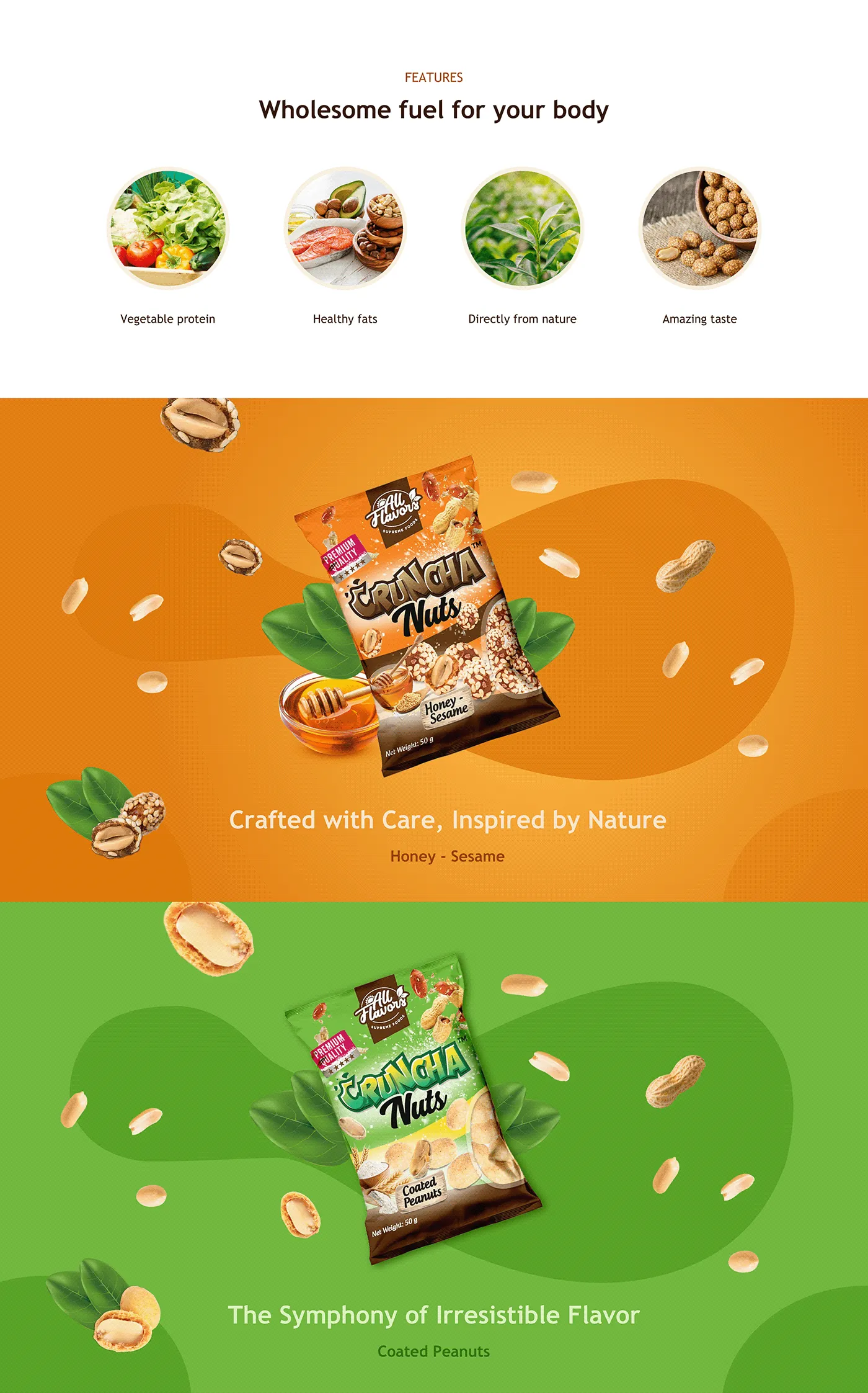 Cruncha Nuts – reklaminiai vizualai